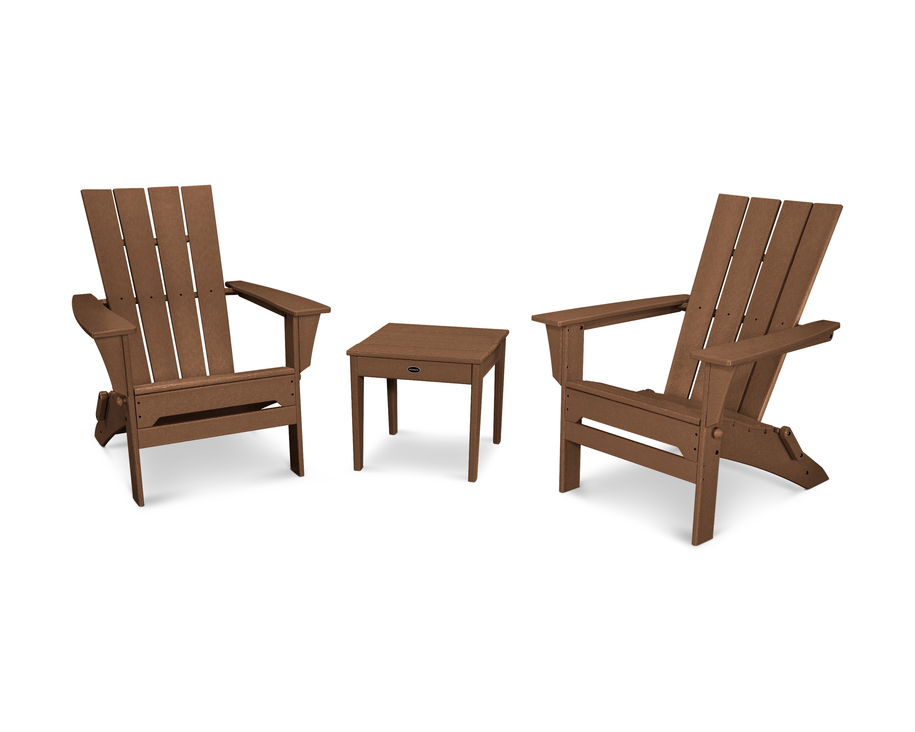 Quattro Folding Chair 3-Piece Adirondack Set