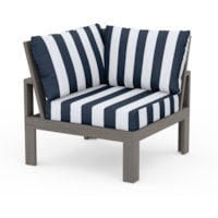 Driftwood / Cabana Stripe Marine Indigo
