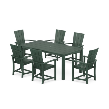 Quattro 7-Piece Parsons Dining Set