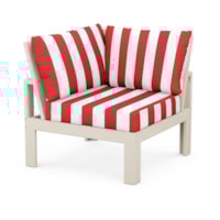 Sand / Cabana Stripe Crimson