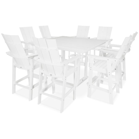 Adirondack 9-Piece Trestle Bar Set