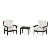 Black / Leaf Dune Burlap