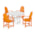 Tangerine / White