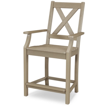 Braxton Counter Arm Chair