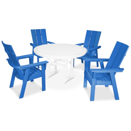 Adirondack 5-Piece Trestle Dining Set