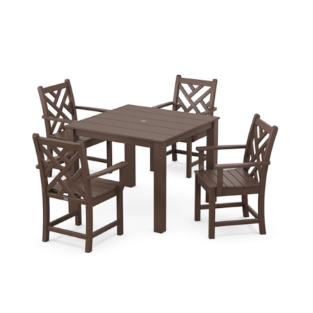 Chippendale 5-Piece Parsons Dining Set