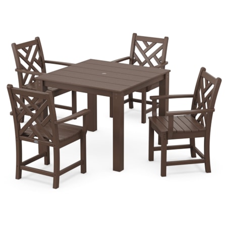 Chippendale 5-Piece Parsons Dining Set