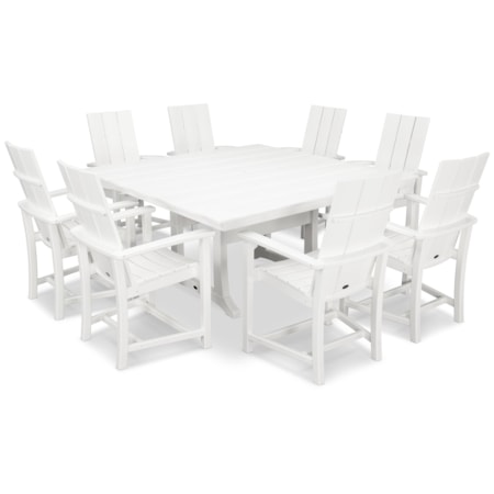 Adirondack 9-Piece Trestle Dining Set