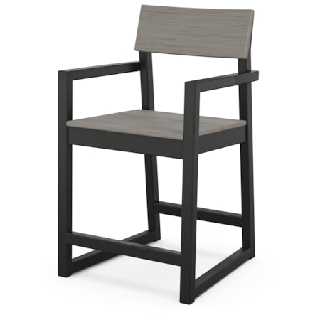 Edge Counter Arm Chair
