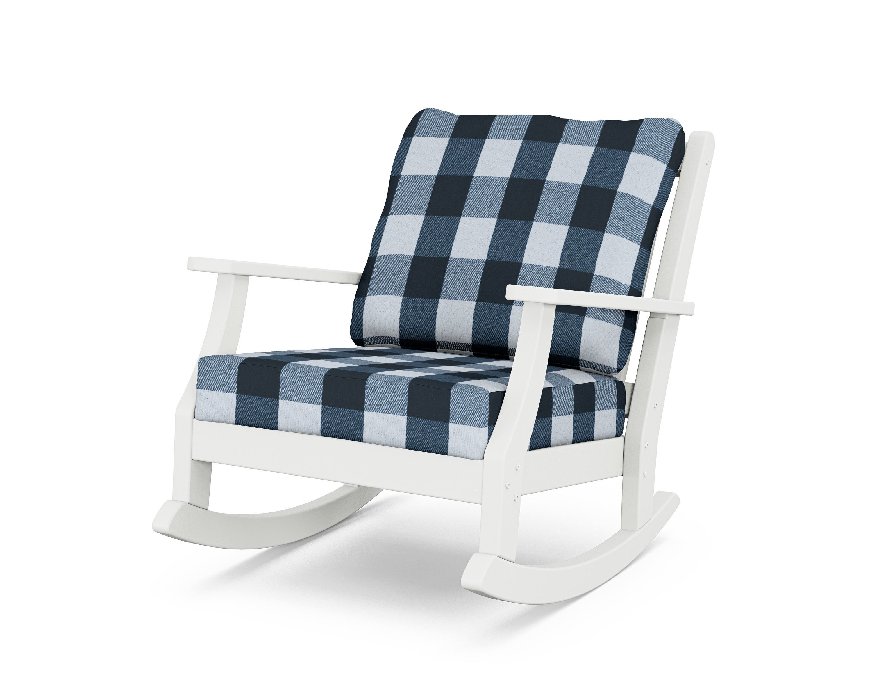 Polywood Wovendale CL4731R-WH164943 Wovendale Deep Seating Rocking ...