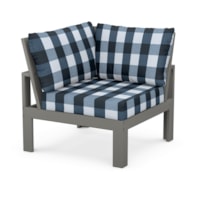 Slate Grey / Buffalo Plaid Marine Indigo