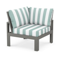 Slate Grey / Cabana Stripe Glacier Spa