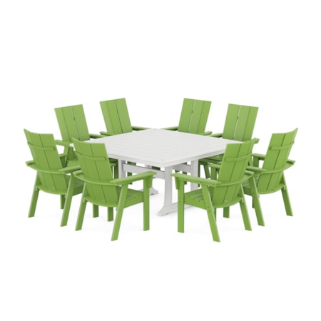 Adirondack 9-Piece Square Dining Set
