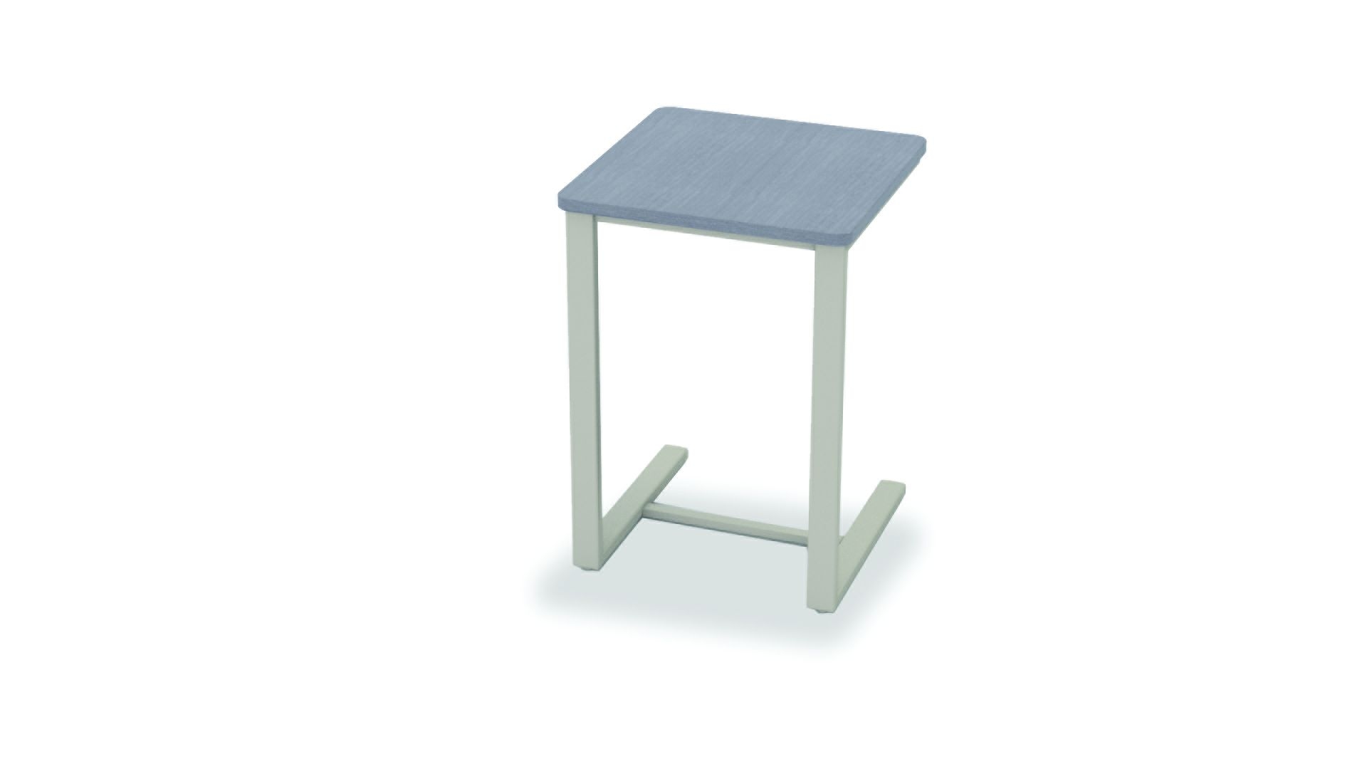 18" Square Side Table w/Rustic Top