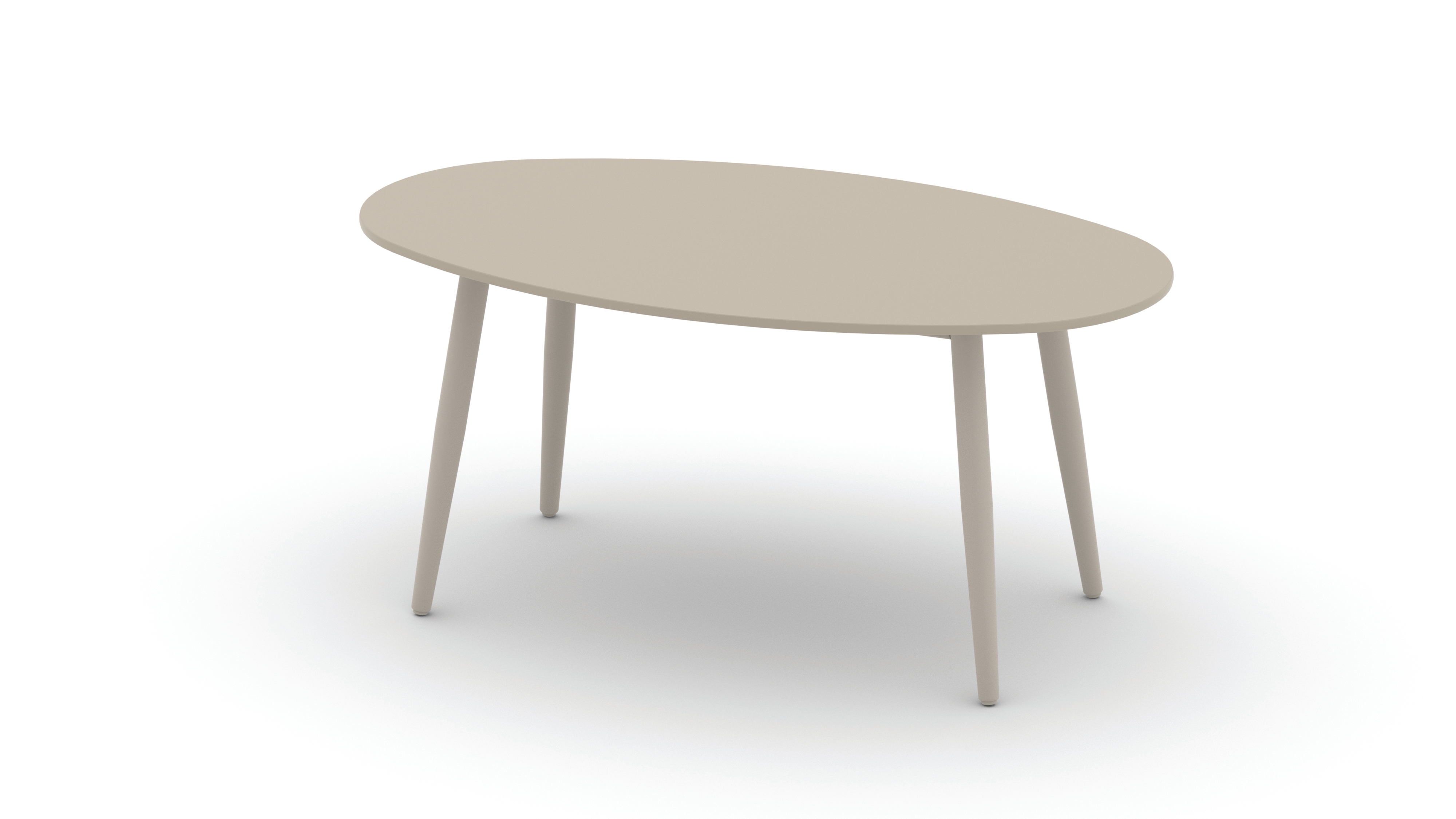 42" Oval Coffee Table w/Smooth MGP Top