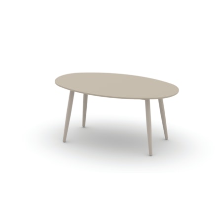 42" Oval Coffee Table w/Smooth MGP Top