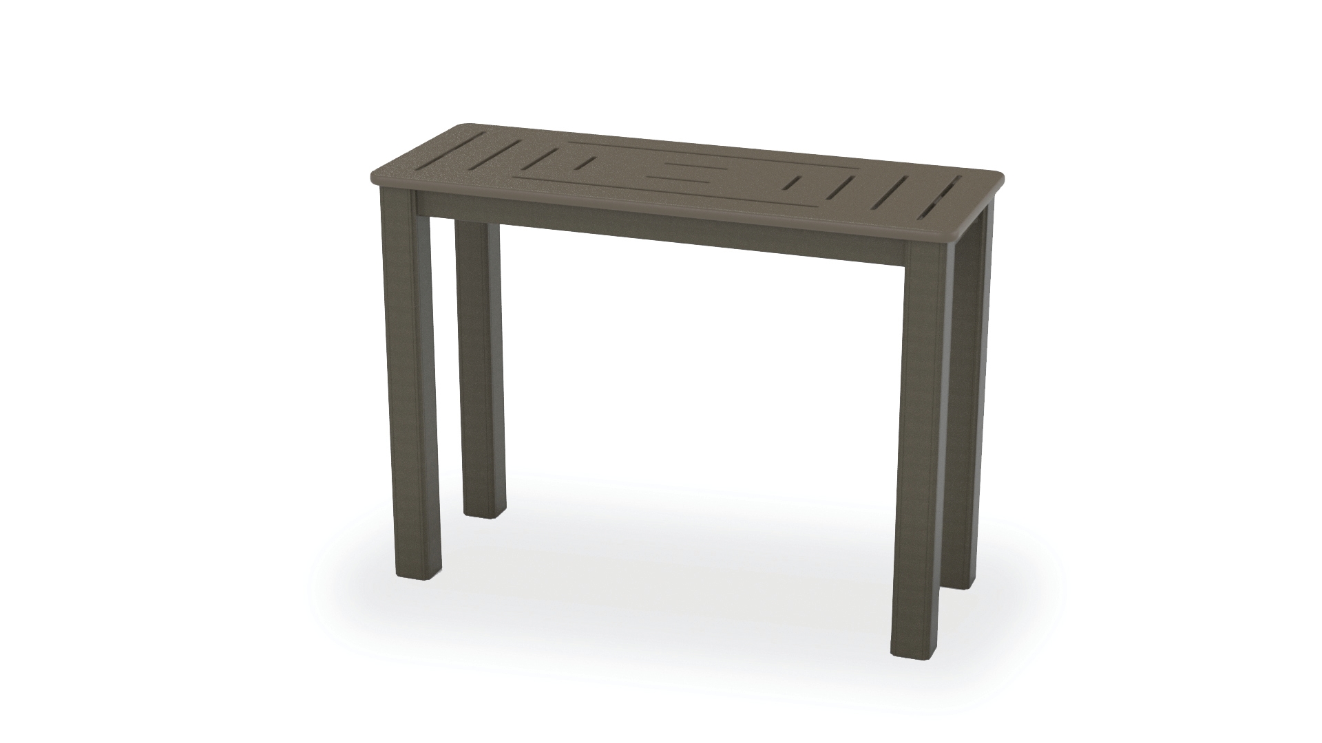 27" x 10" Chaise Accent Table