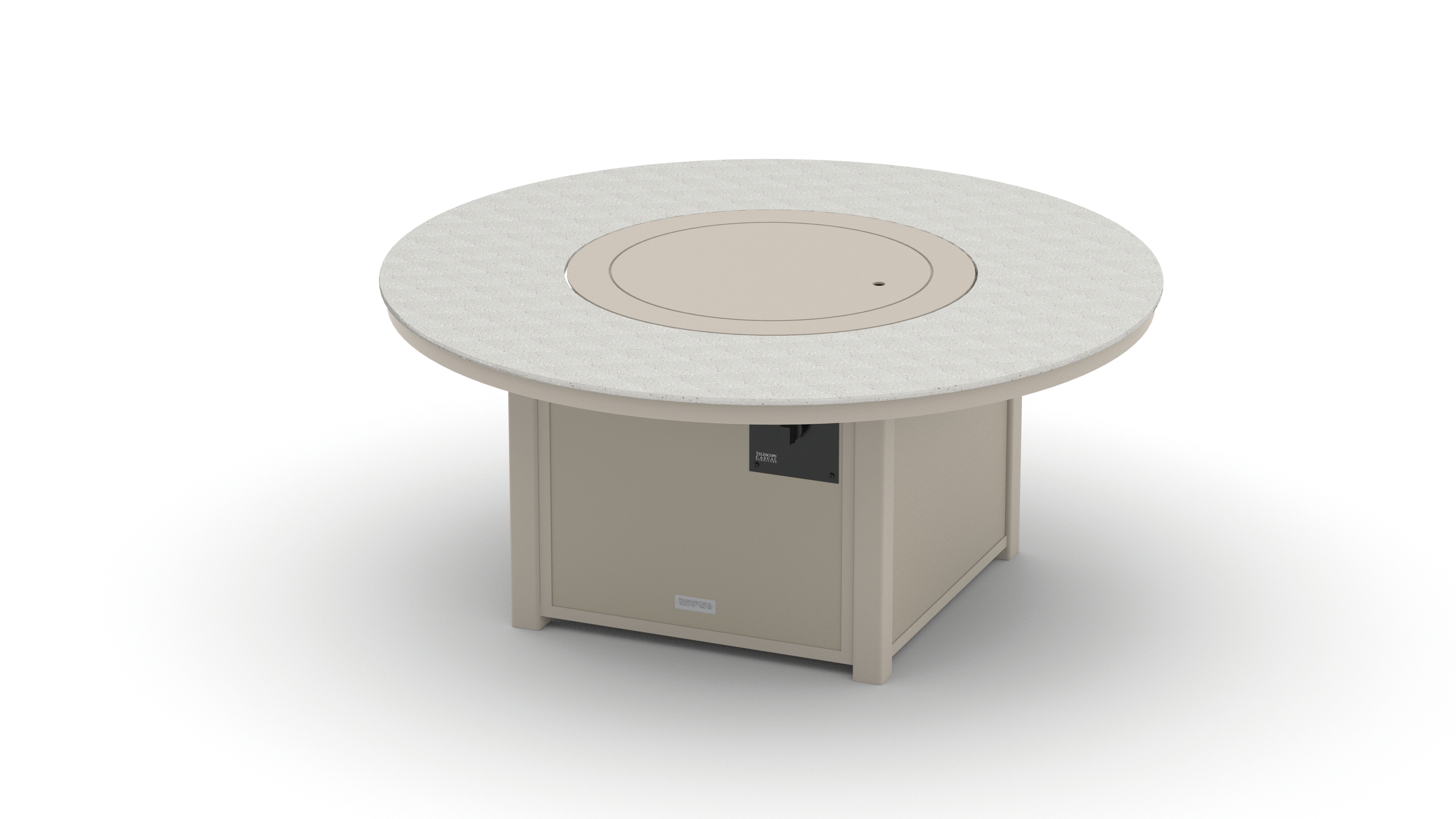 54" Round Fire Table w/Lid Included