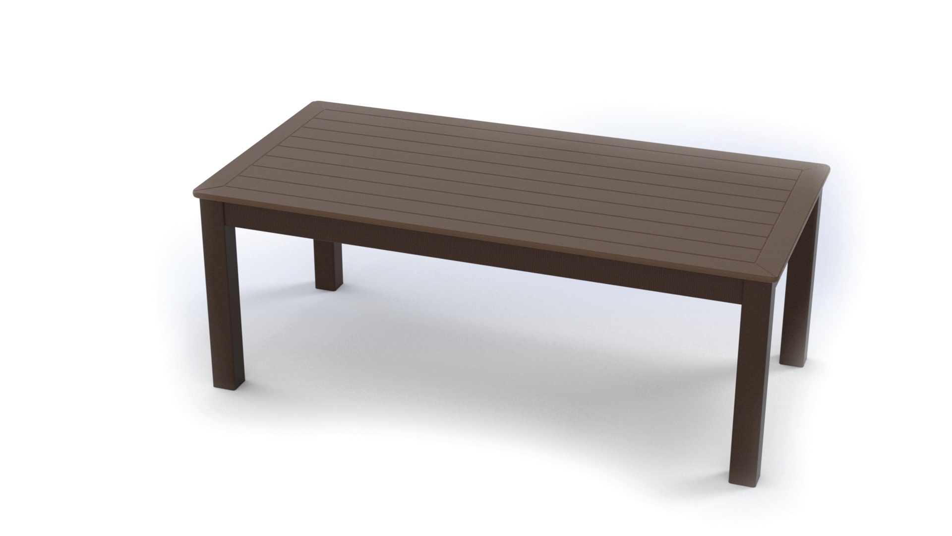 48" Rectangular Coffee Table w/Dash-Top
