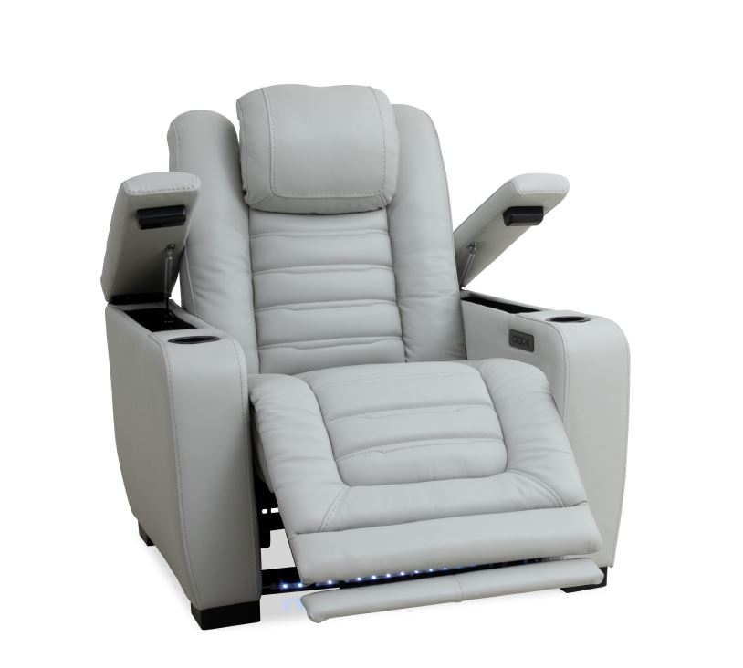 Power Leather Recliner