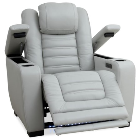 Power Leather Recliner