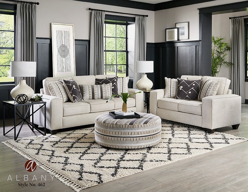 Albany Persian Sectional Collection Sofa
