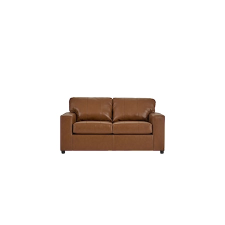 Leather Loveseat