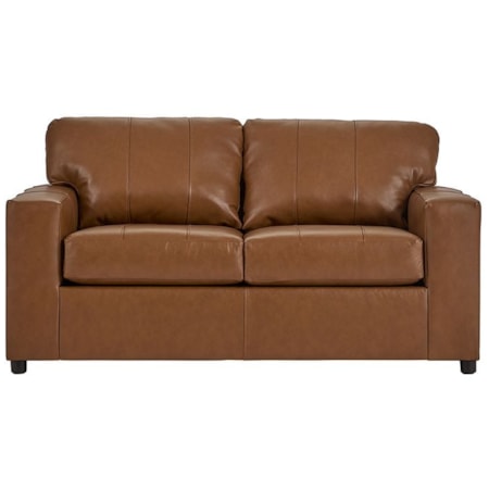 Leather Loveseat