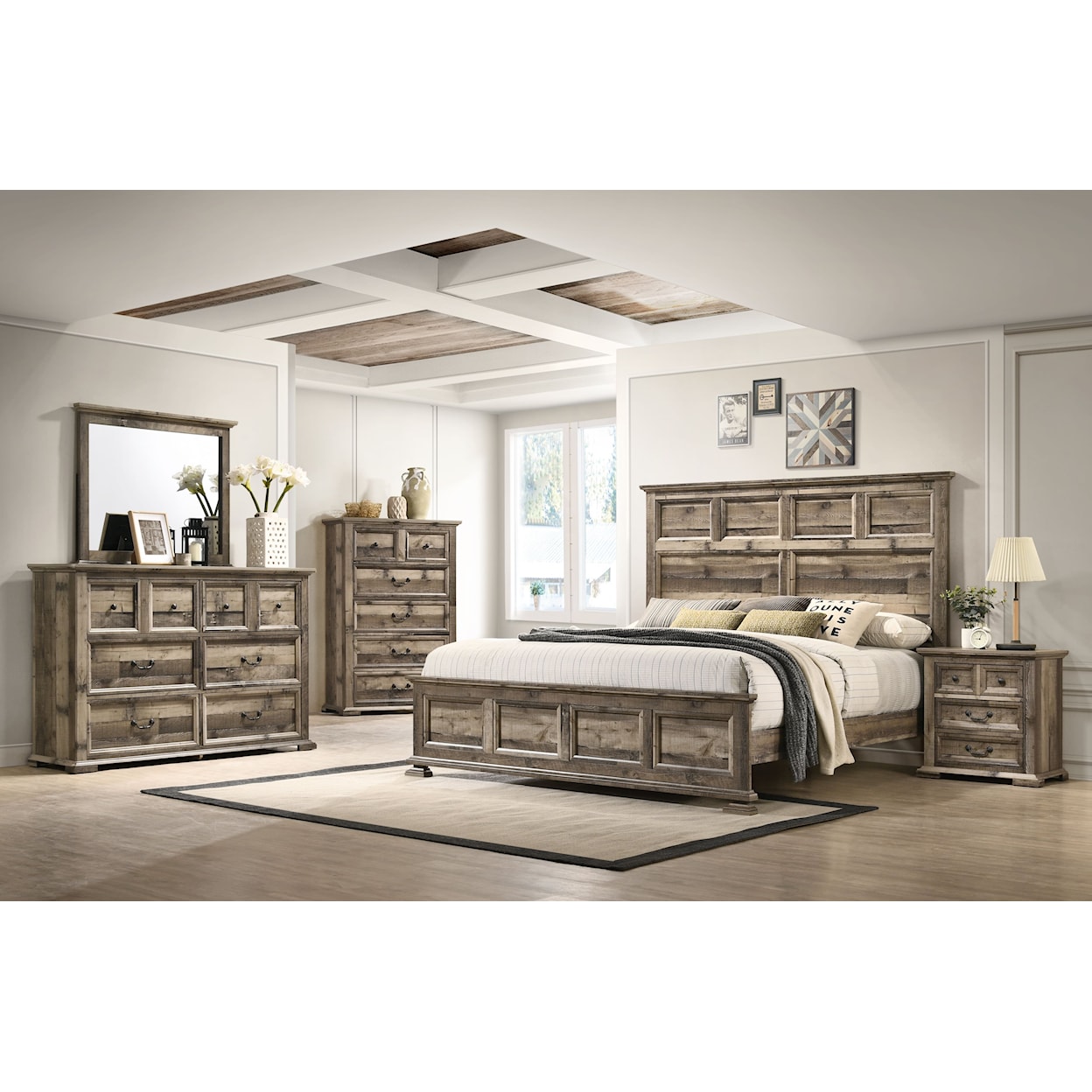 Lifestyle 8347A 4-Piece King Bedroom