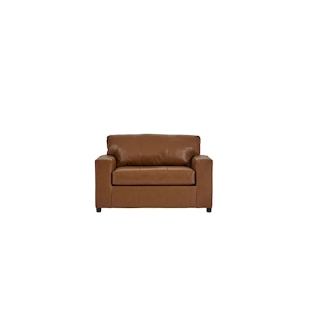 Leather Cuddle Chair