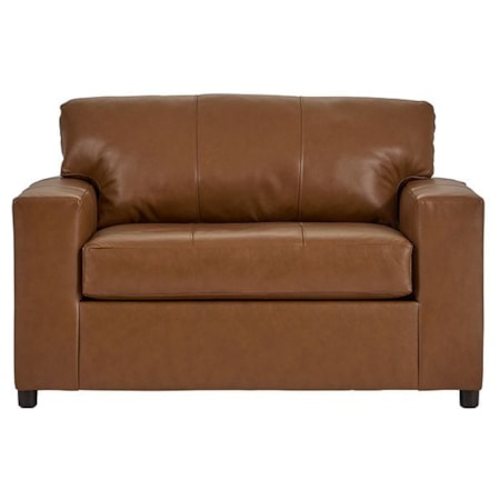Leather Cuddle Chair