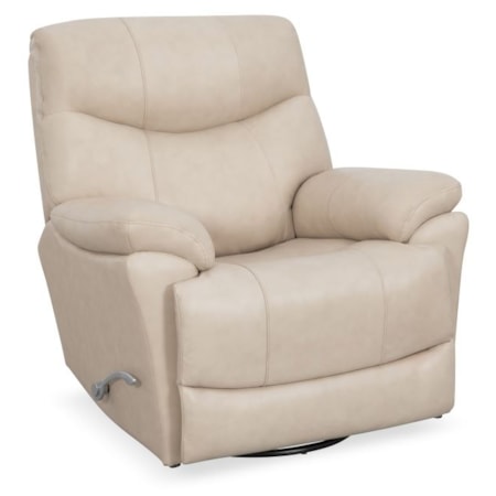 Leather Swivel Recliner