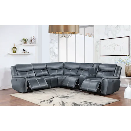 3-PC Power Reclining Sectional