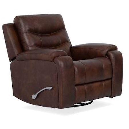 Swivel Leather Recliner