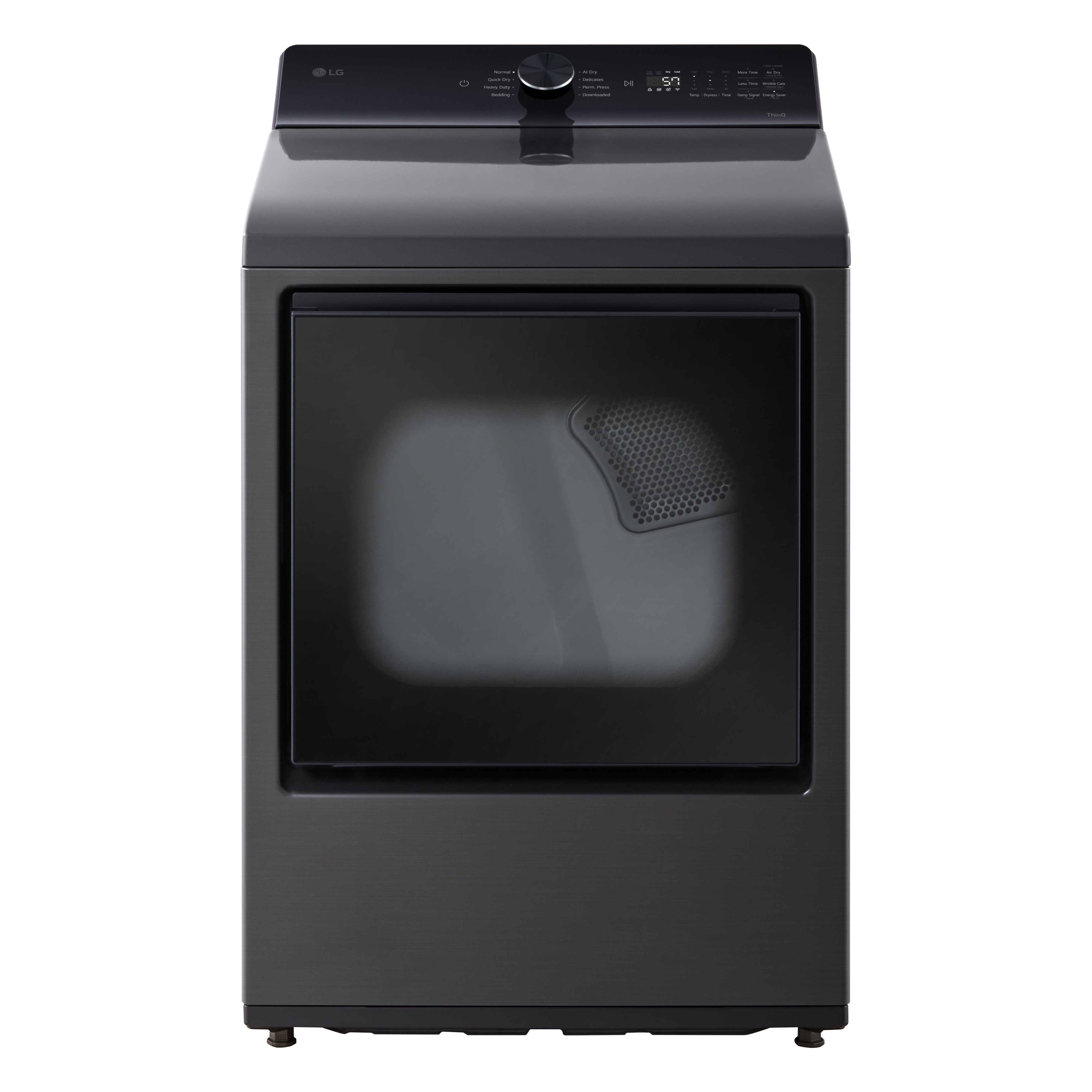 7.3 cu. ft. Top Load Electric Dryer in Black