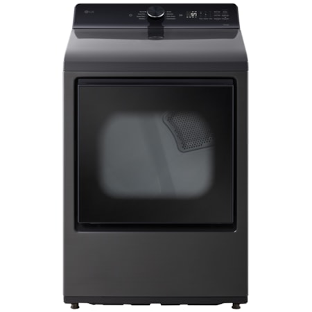 7.3 cu. ft. Top Load Electric Dryer in Black