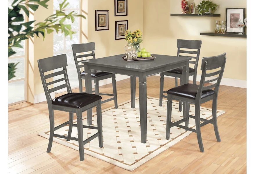 1744P 5-Piece Table, Chair and Bench Set by Lifestyle at Elgin Furniture