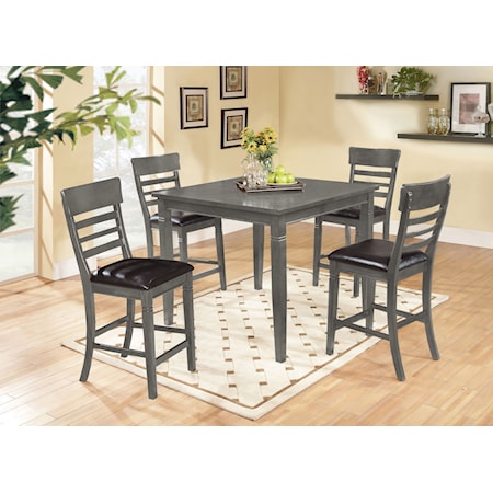 5-Piece Table, Chair and Bench Set