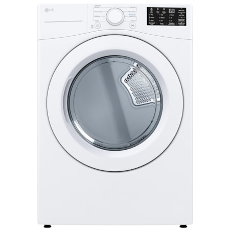 7.4 cu. ft. Front Load Electric Dryer- White