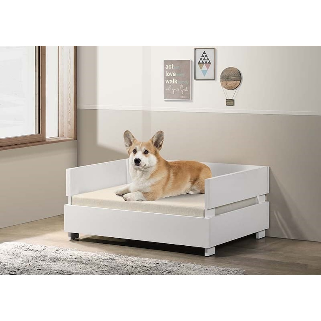 Progressive Furniture Marshmallow Pet Bed W/Cushion