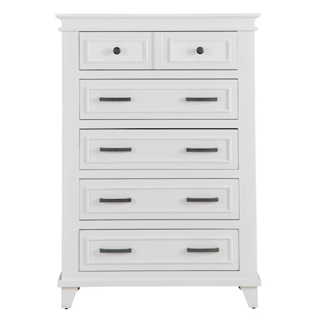 5 Drawer Chest with Tapered Legs