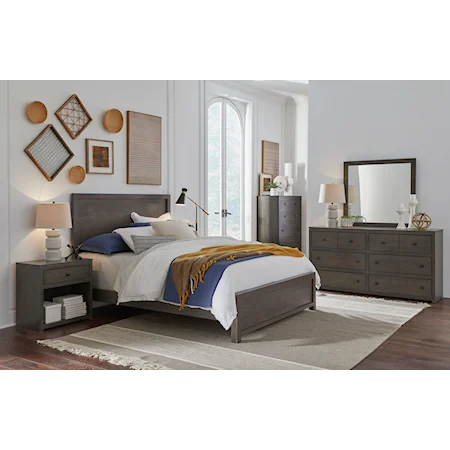 5-Piece Transitional Queen Bedroom Set