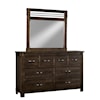 Progressive Furniture Thackery Drawer Dresser/Mirror