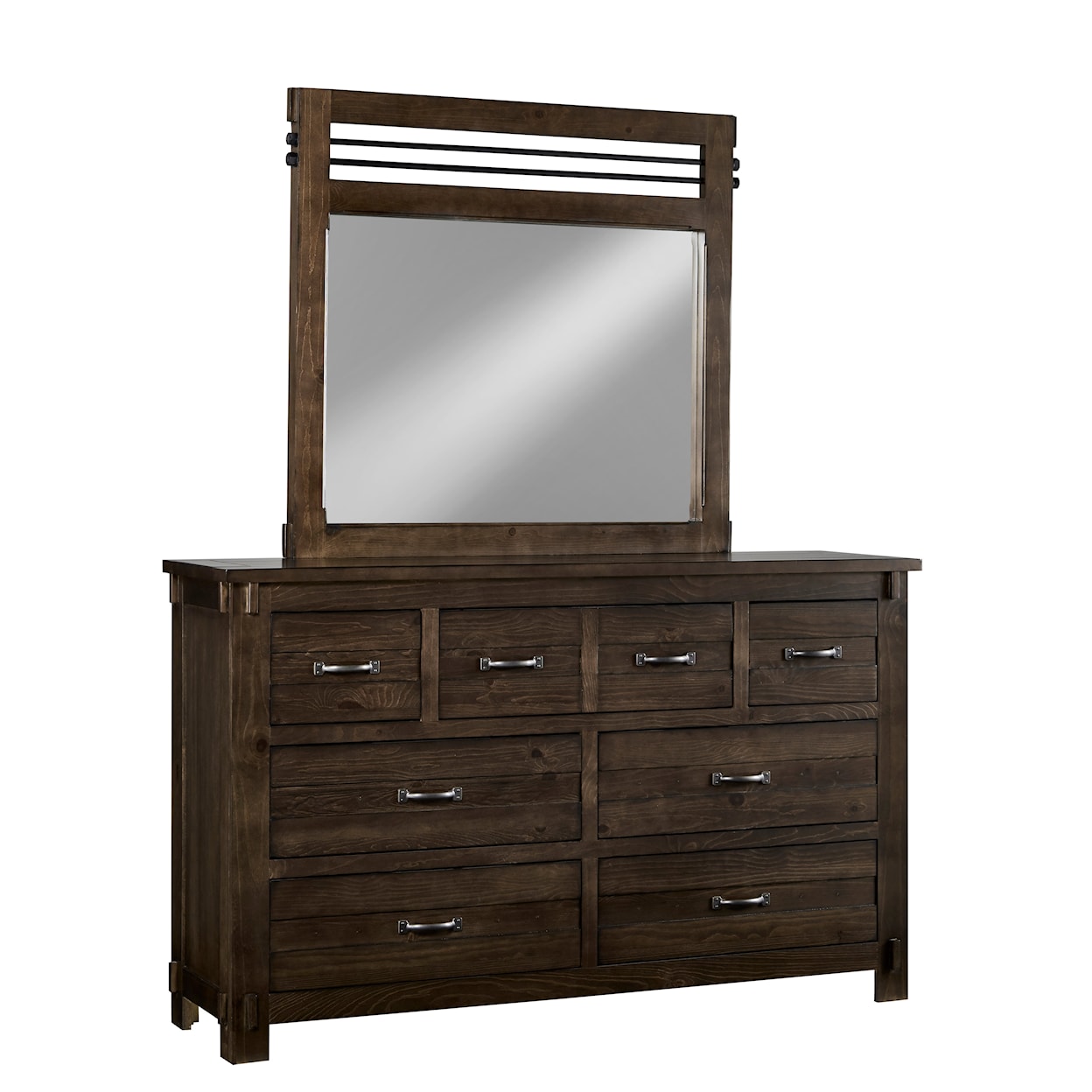 Progressive Furniture Thackery Drawer Dresser/Mirror