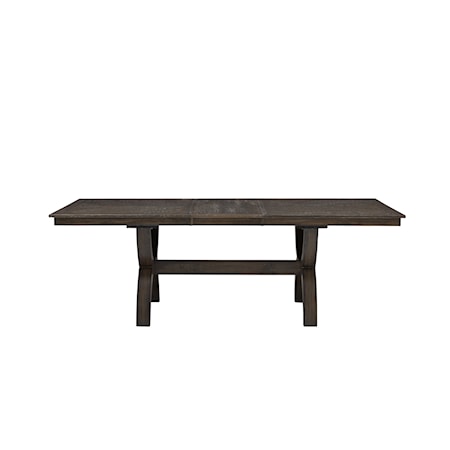 Extendable Trestle Dining Table