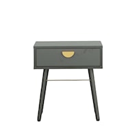 Contemporary 1-Drawer Nightstand