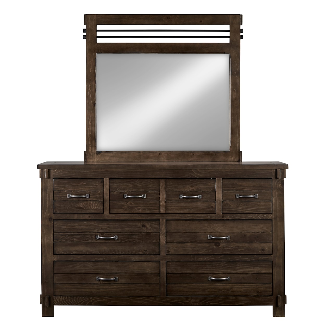 Progressive Furniture Thackery Drawer Dresser/Mirror