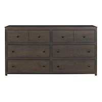 Transitional 6-Drawer Dresser