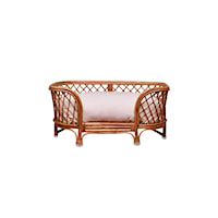 Transitional Rattan Pet Bed