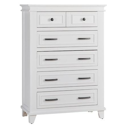 5 Drawer Chest with Tapered Legs